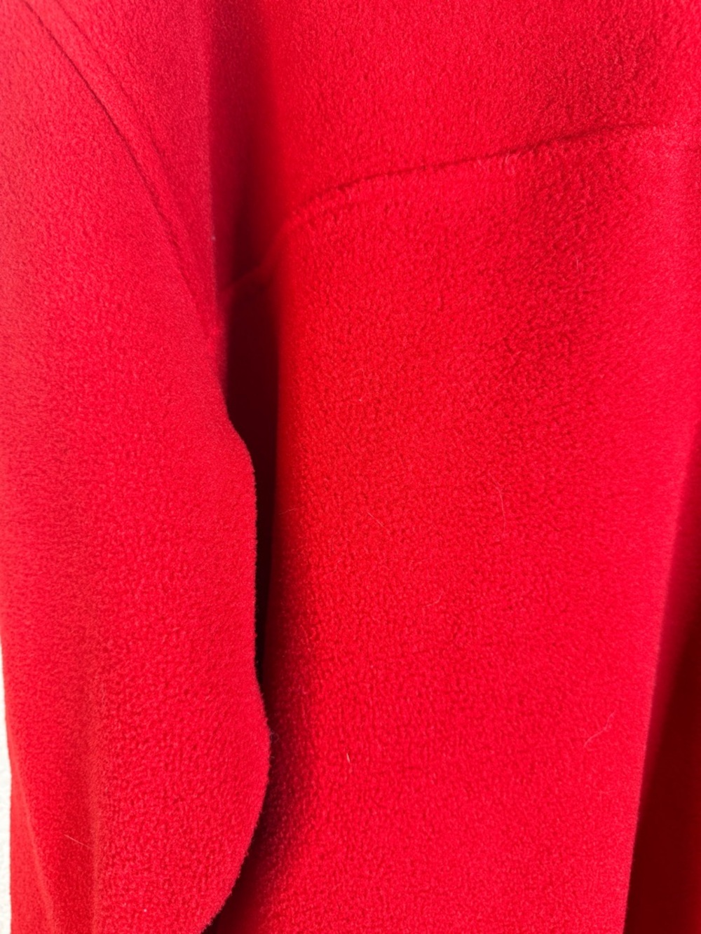 Lauren Ralph Lauren Red Vintage Women’s Pull Over Long Sleeve Fleece‎ Sweatshirt - Picture 2 of 9